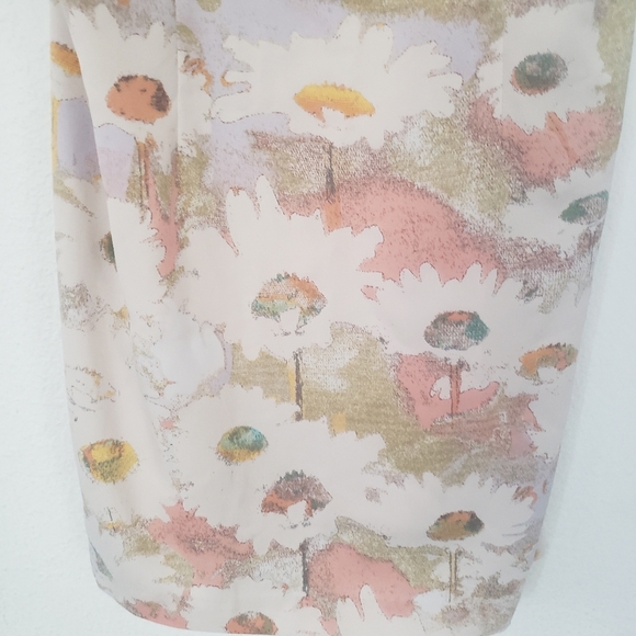 Urban Outfitters Pink Satin Mini Dress Sundress Medium Spring Summer Floral M - Picture 6 of 9